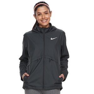 essential hooded running jacket